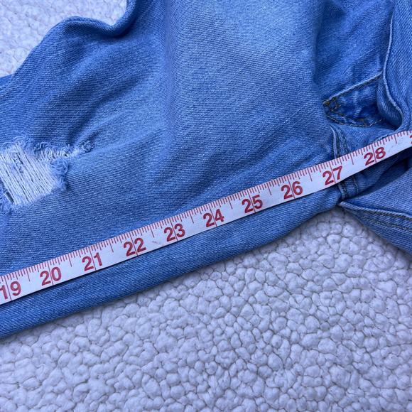 Levi's 710 Super Skinny Light Wash Distressed Jeans 12 Reg - Picture 10 of 11